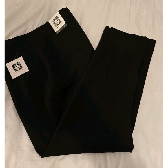 Anne Klein Pants - MWT Anne Klein Womens Slim Ankle   Size XXL Black Stretch Pull On Pants